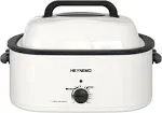 26 Quart Electric Roaster Oven with Visible &amp; Self-Basting Lid, Large Turkey Roa