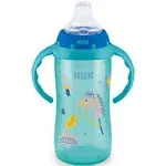 NUK, Large Learner Cup, 8+ Months, Blue, 10 oz (300 ml)