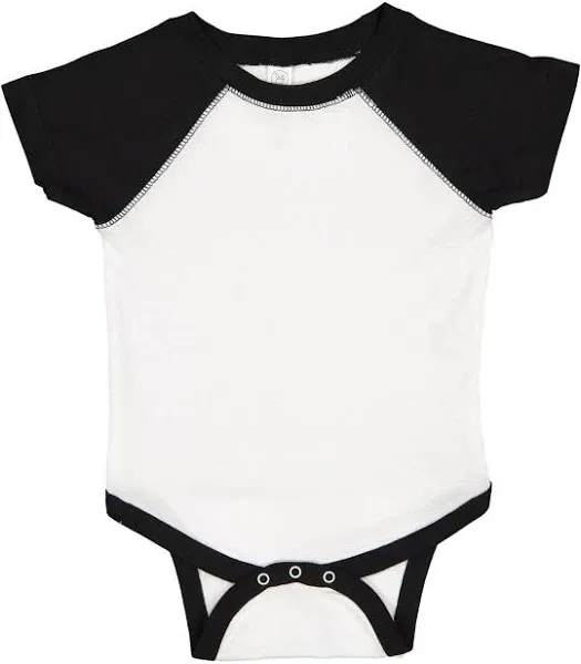 Rabbit Skins Infant Baseball Fine Jersey Bodysuit