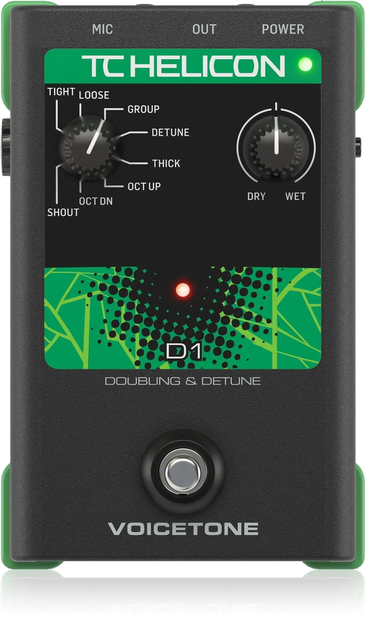 TC Helicon VoiceTone D1 - Doubling and Detune Stompbox