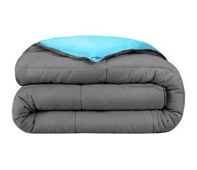 Bare Home Reversible Comforter Down Alternative