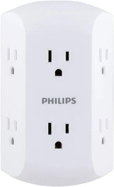 Philips Six-Outlet Adapter