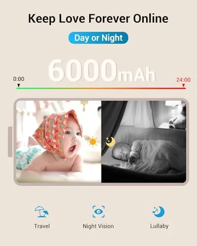 Jartoo Cry-Sensor 2K Video Baby Monitor