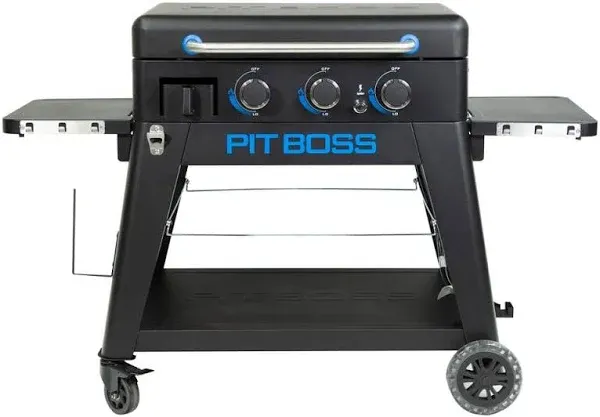 Pit Boss - Ultimate Outdoor Gas 3-Burner Griddle - Black