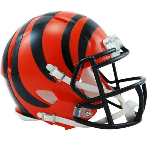 Cincinnati Bengals Riddell Speed NFL Football Mini Helmet Orange/black