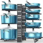 ORDORA 8 Tier Pot and Pan Organizer Rack