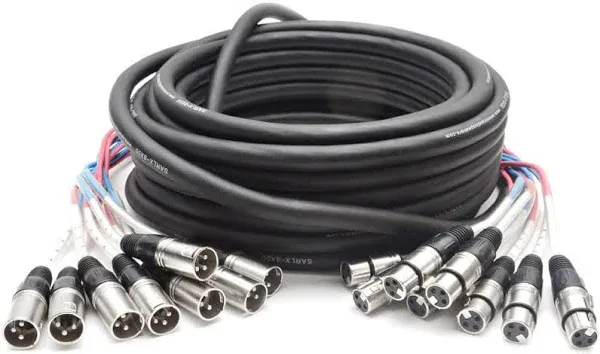 Seismic Audio SARLX-8x50 8 Channel XLR Snake Cable