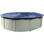 Winter Block Premium Winter Pool Cover for Above Ground Pools, 21 ft. Round 10-Year Warranty,, Blue