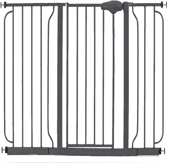 Regalo 1164 EB DS 49 inch Easy Step Extra Wide Baby Gate - Black