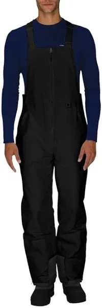 ARCTIX Mens Essential Insulated Bib Overalls Snow 4X Large 34&#034; Inseam Black NWT