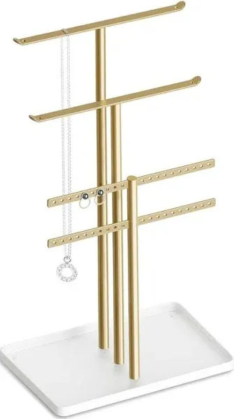 Jewelry Stand Holder Organizer: 14.5&#034; Sturdy Jewelry Hanger for Necklace, Earrin