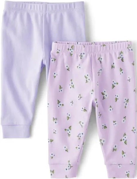 Baby Girls Floral Ruffle Leggings 2-Pack - Homegrown by Gymboree - Multi