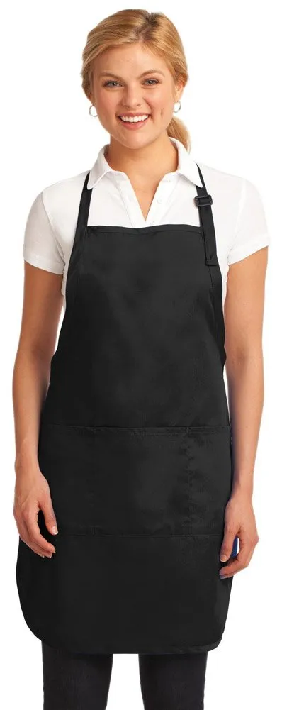 Port Authority Full-Length Two-Pocket Bib Apron