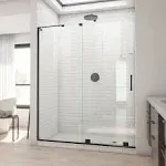 DreamLine SHDR-1960723-09 Mirage-X Frameless Sliding Shower Door in Satin Black