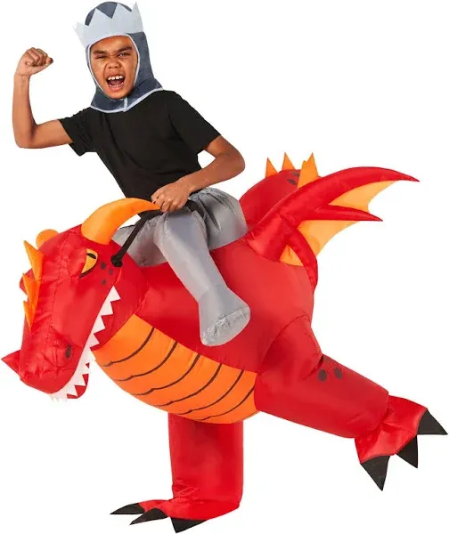 Riding a Dragon Adult Size Halloween Inflatable Costume