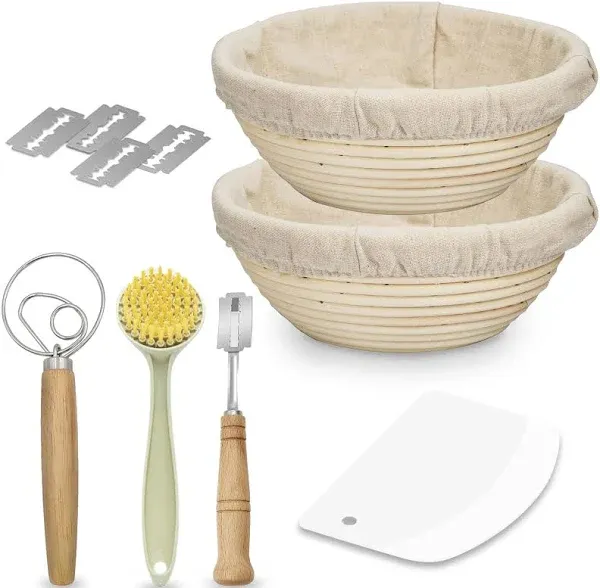 Eco Keep Bread Proofing Basket Set of 2