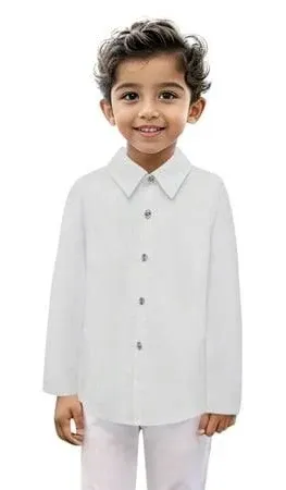 Lands' End Boys' Oxford Long Sleeve Dress Shirt