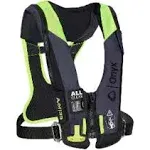 Onyx Impulse A-M 33 All Clear w-Harness Auto-Manual Inflatable Life Jacket - Grey