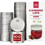 Forjars - 100 Regular Mouth Canning Lids