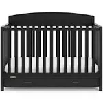 Graco Benton 5-in-1 Convertible Crib with Drawer - Black