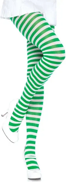 Leg Avenue Women's Striped Nylon Tights