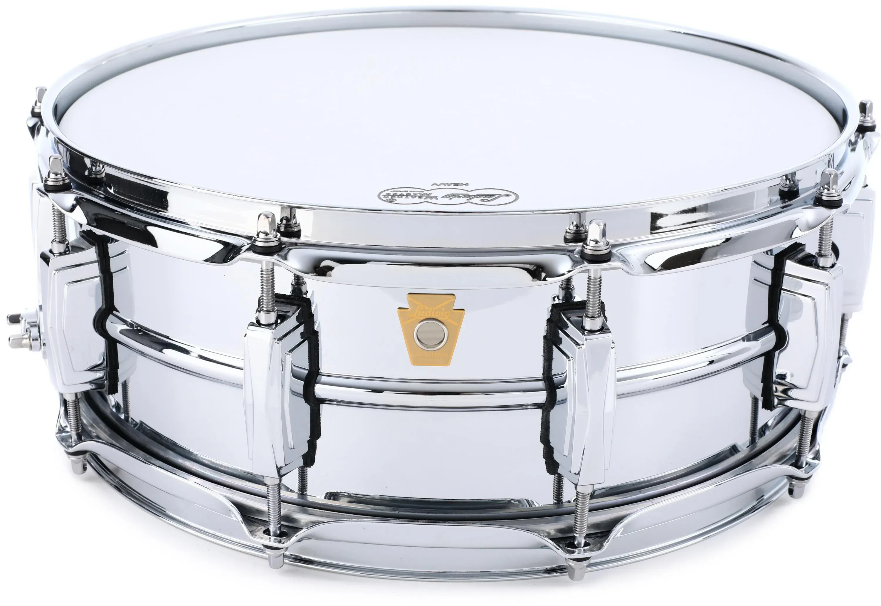 Ludwig LM400 Supra Phonic 5x14 Chrome Snare with Imperial Lugs