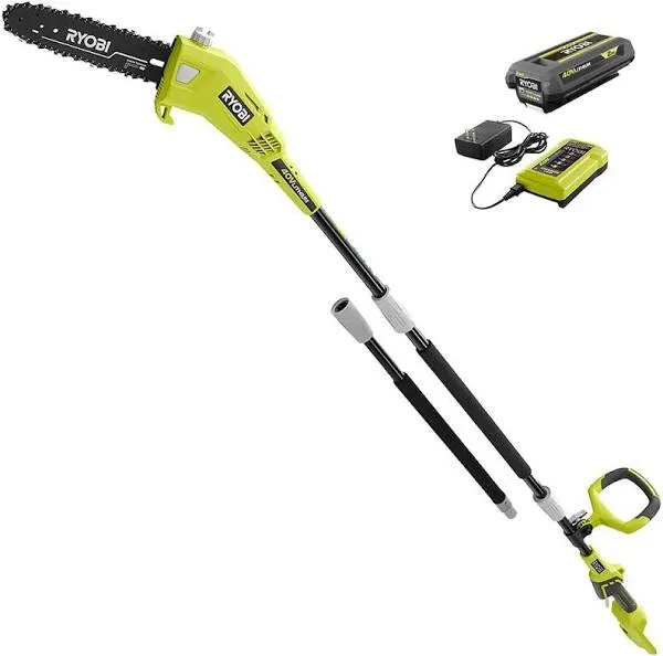 Ryobi 40V 10 in. Cordless Battery Pole Saw with 2.0 Ah Battery and Charger