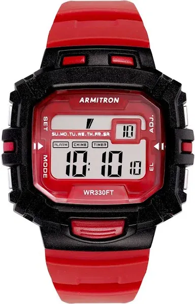 Armitron Sport Men's Digital Chronograph Resin Strap Watch