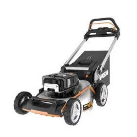 Worx Nitro WG761 80V Cordless 21" Self-Propelled Lawn Mower, 4 Batteries - Sam's Club