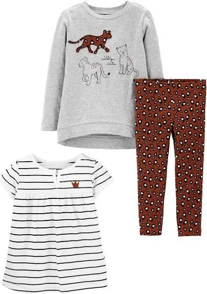 Simple Joys by Carter's baby girls-3-piece Playwear Set