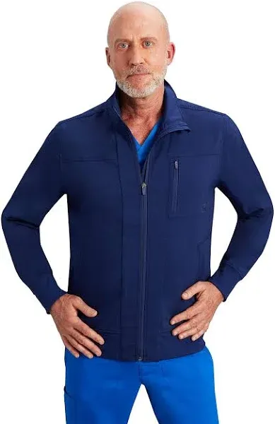 Men's Healing Hands Jonathan Bomber Solid Scrub Jacket