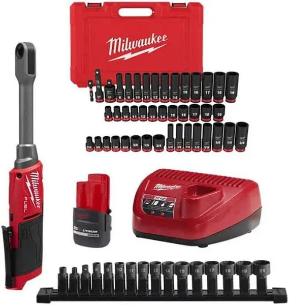 3050-20 Milwaukee M12 FUEL INSIDER Extended Reach Box Ratchet