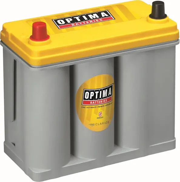 Optima Yellow Top Battery: D51 R Group Size, 450 CCA, 575 CA.