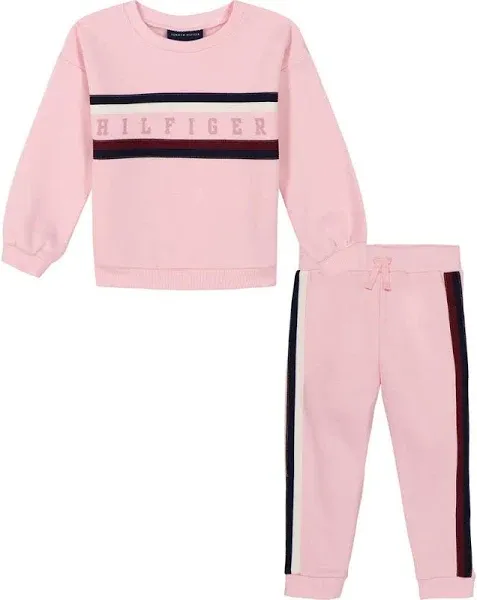 Tommy Hilfiger girls 2pc Fleece Jog Set