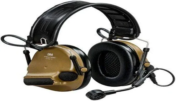 Peltor ComTac VI Nib Headset Single DL Headband & Arc 915 MHz Coyote Brown MT20H682FB-47N CYS