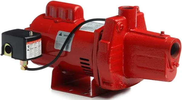 Red Lion 12 GPM 1/2 HP Cast Iron Shallow Well Jet Pump