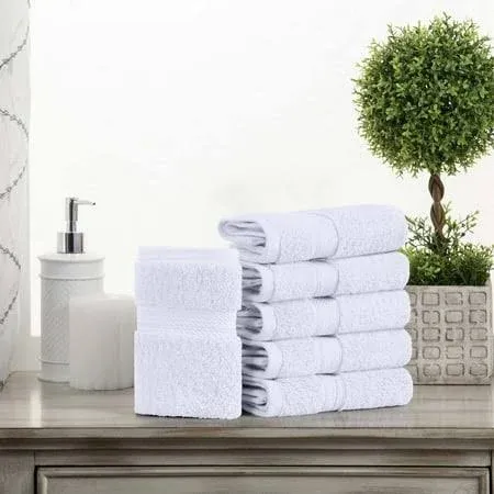 Egyptian Cotton Hotel Quality 6-Piece Face Towel Set