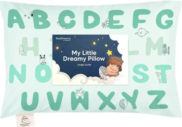 KeaBabies Toddler Pillow with Pillowcase