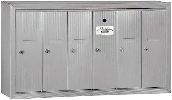 Salsbury Industries Vertical Mailbox 6 Doors