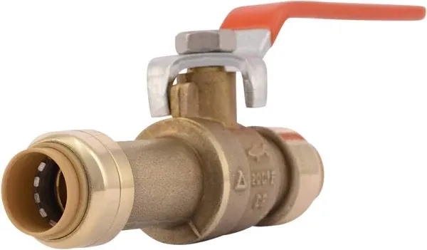 SharkBite® 24735LF Lead Free Slip Ball Valve, 1/2&#034;