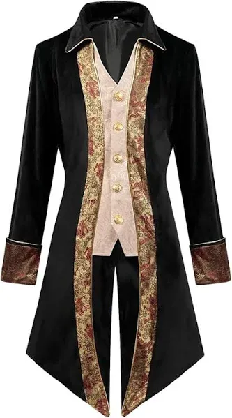 Victorian Steampunk Medieval Tailcoat Jacket