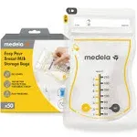 Medela Easy Pour Breast Milk Storage Bags 50 Count