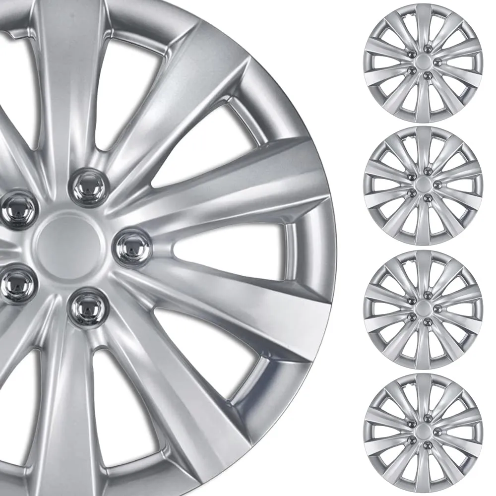 Set of 4 For Toyota Camry 16&#034; Wheel Covers Full Rim Snap On Hub Caps Replacement