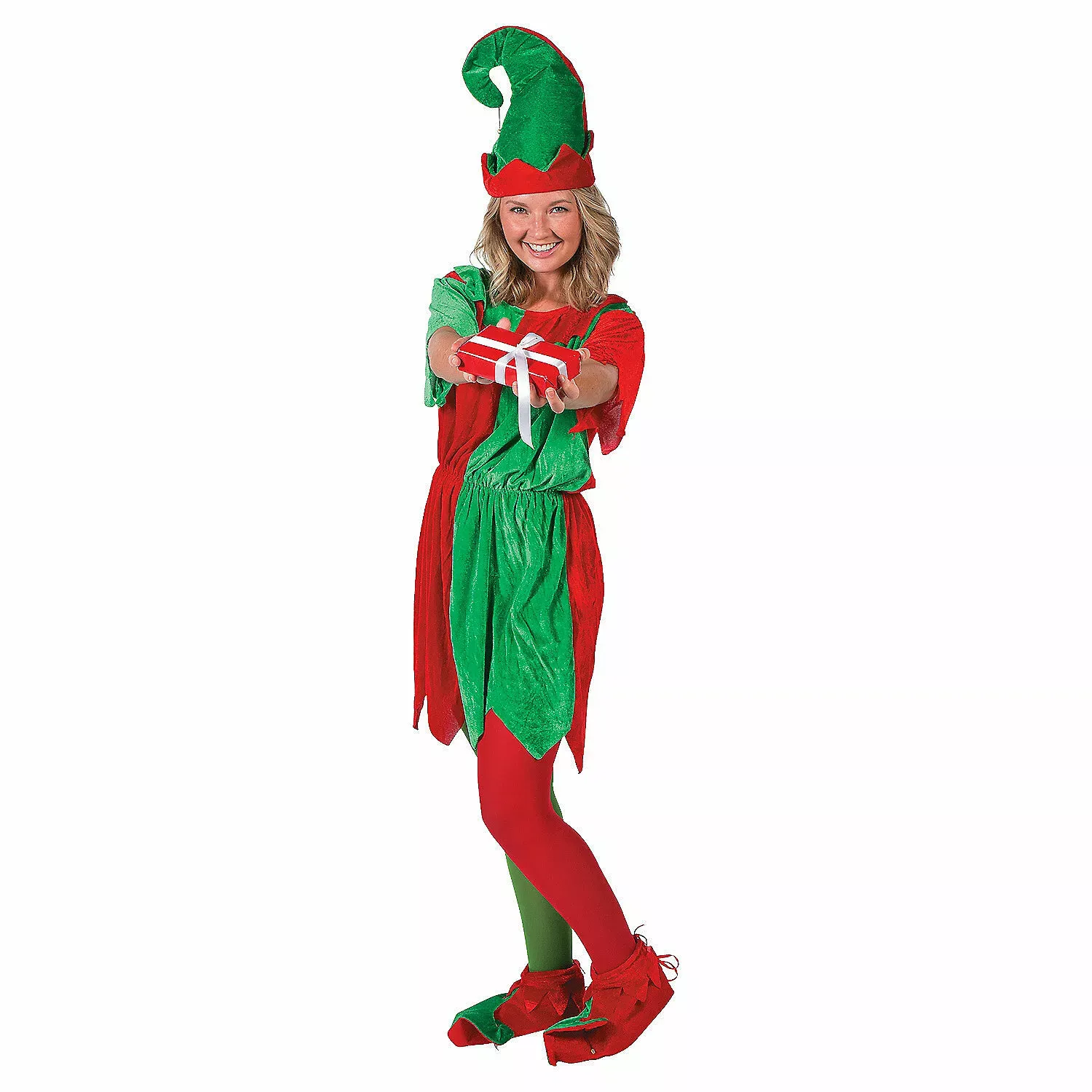 Women&#039;s Elf Costume, Costume Accessories, One Size Fits Most, 4 Pieces