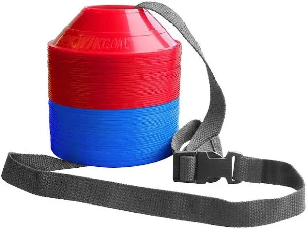 Kwik Goal Mini Disc Cone Kit Blue-Red