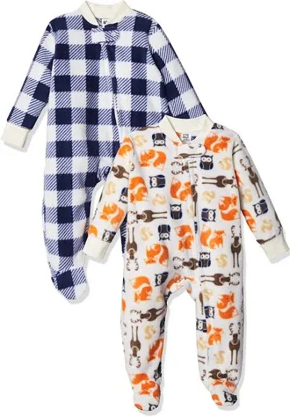 Hudson Baby Unisex Baby Fleece Sleep and Play