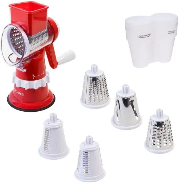 Kitchen HQ Speed Grater &amp; Slicer with Suction Base and Drum Holder 867-331 - New