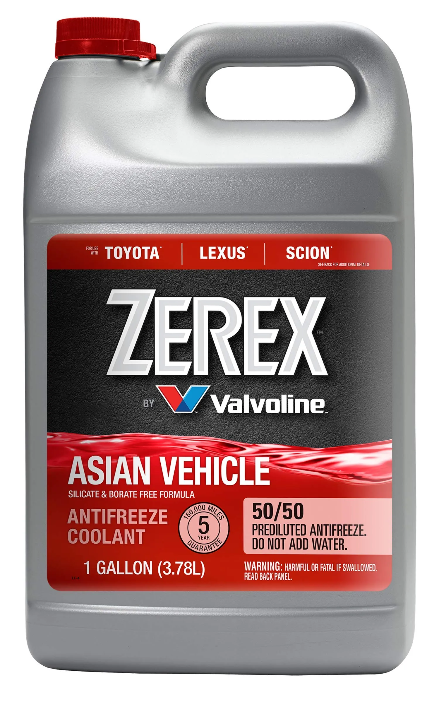 Zerex Asian Vehicle Antifreeze Coolant 1 Gallon