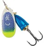 Blue Fox Classic Vibrax Spinner Blue Scale Chartreuse Tip UV; 5