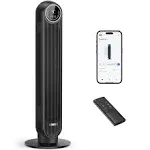 Tower Fan for Bedroom, Smart Oscillating Quiet Floor Fans, Standing Bladeless